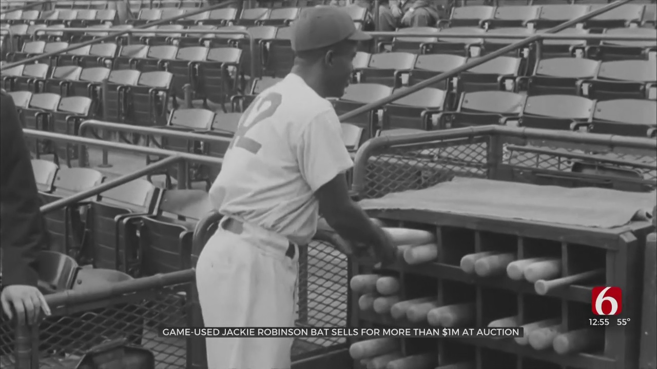Jackie Robinson Bat Sold At Auction For More Than $1M