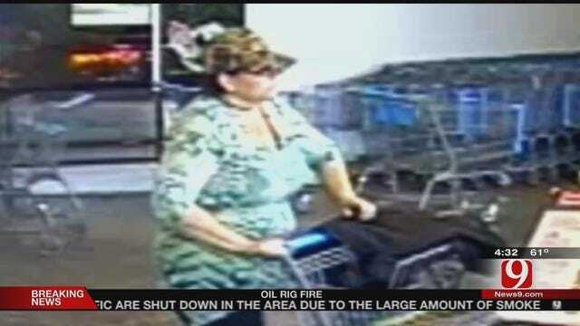 Authorities Hope To Identify Woman Cashing Stolen Checks In McClain County