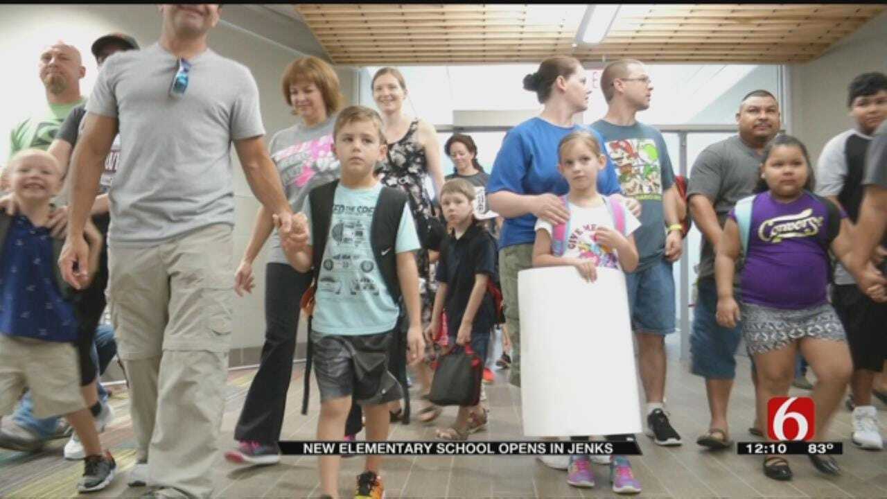 Some Jenks Students Head Back To School In New Facility