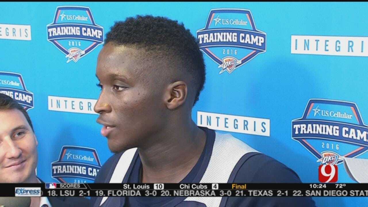 Westbrook Very Vocal At First Day Of Thunder Training Camp