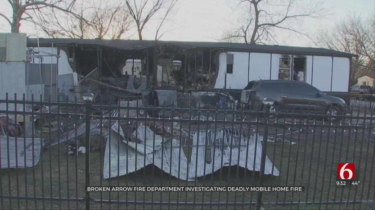 Broken Arrow Fire Department Investigating Deadly Mobile Home Fire