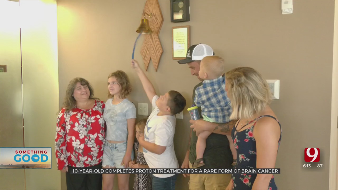 10-Year-Old Rings The Bell After Proton Treatment For Brain Cancer 