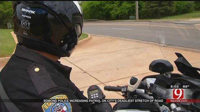 Edmond Police Increasing Patrol On City's Deadliest Stretch Of Road