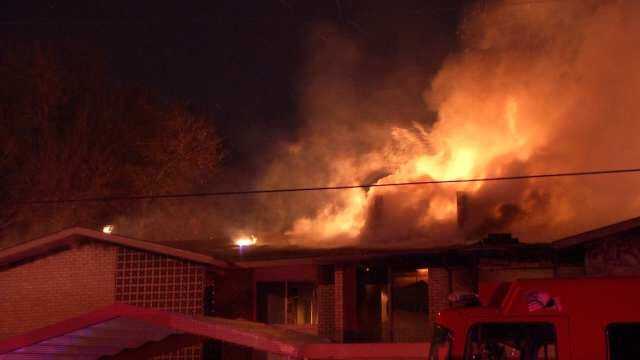 WEB EXTRA: Video From Scene Of Midtown Tulsa Apartment Building Fire