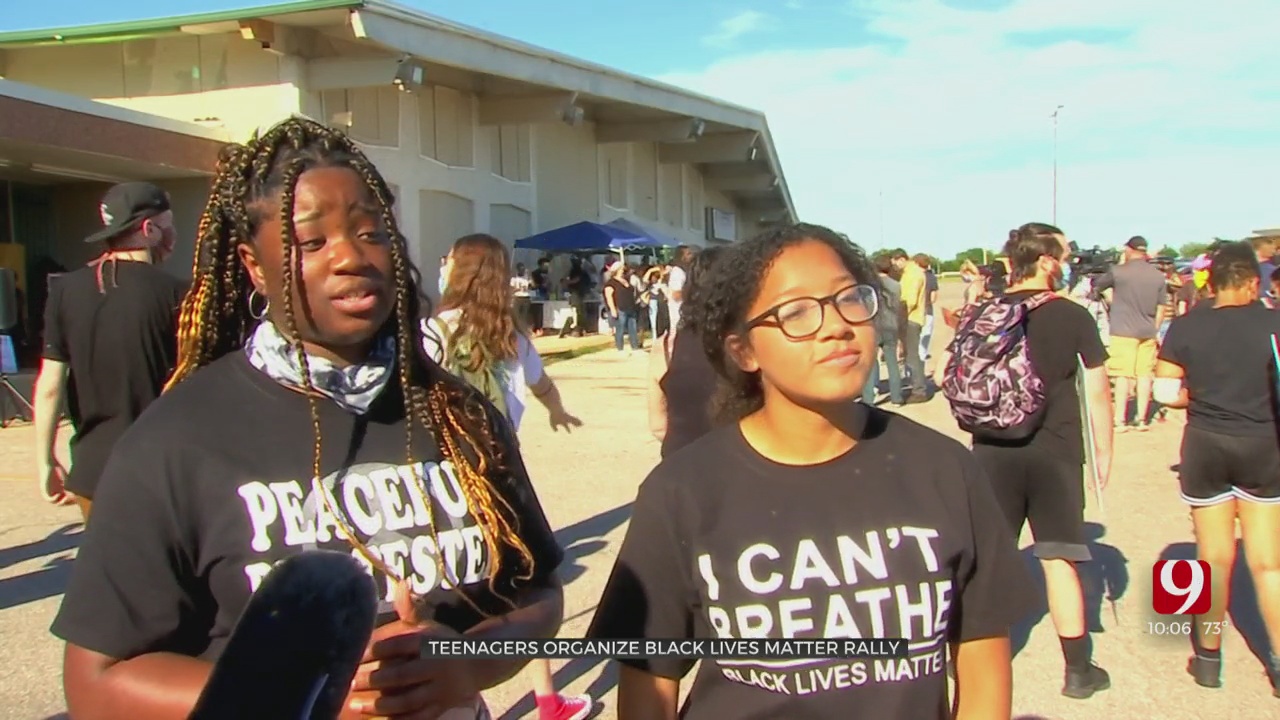Teenagers Organize Black Lives Matter Rally In NE OKC 