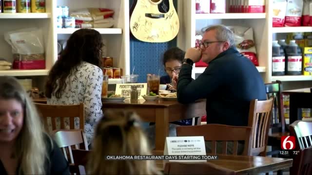 Oklahoma 'Restaurant Days' Begin Thursday
