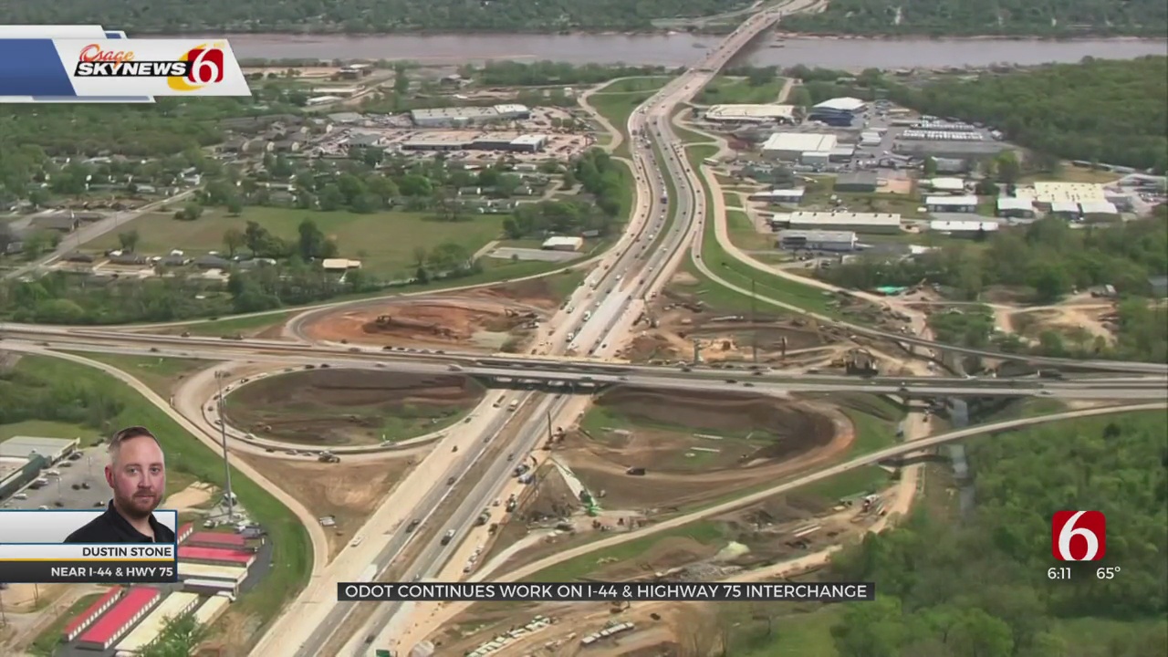 ODOT Making Progress On I-44 & Highway 75 Interchange