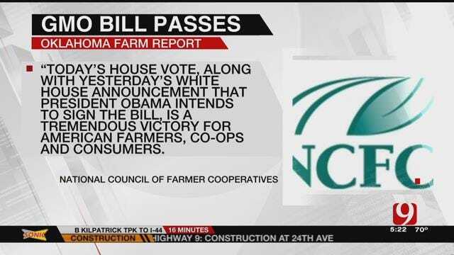 AG REPORT: GMO Labeling Bill Passes