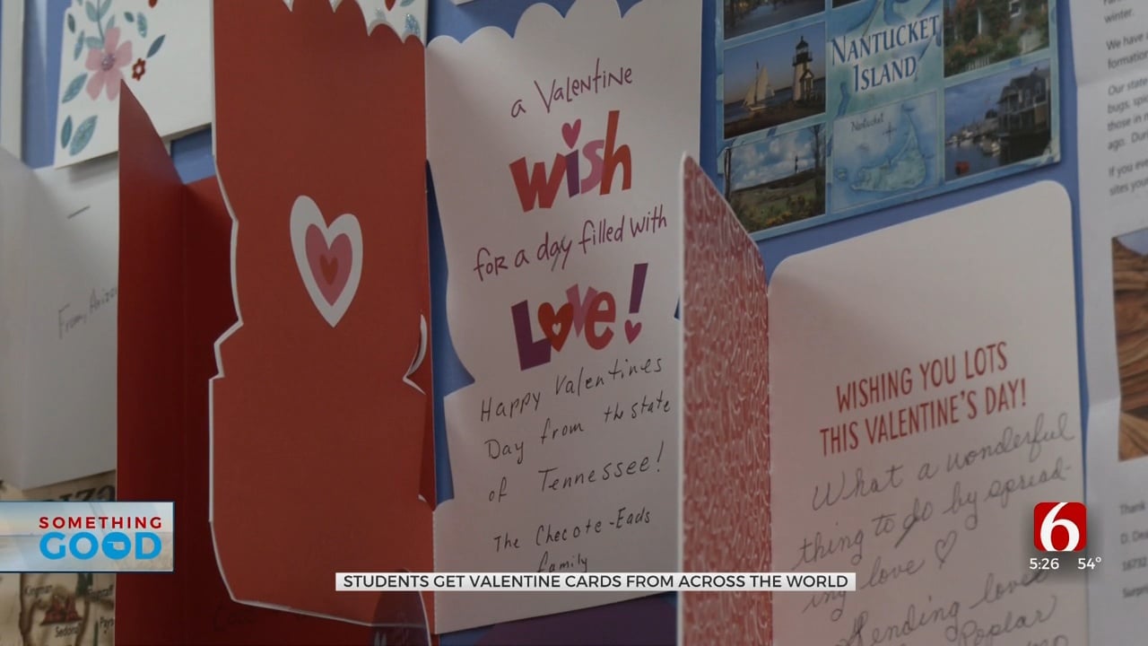 Okmulgee First Grade Class Receives Hundreds Of Valentines From Around The World