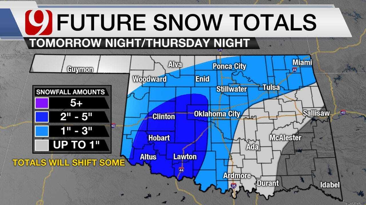 Winter Storm Still On Track To Have Potentially Big Impact On Oklahoma