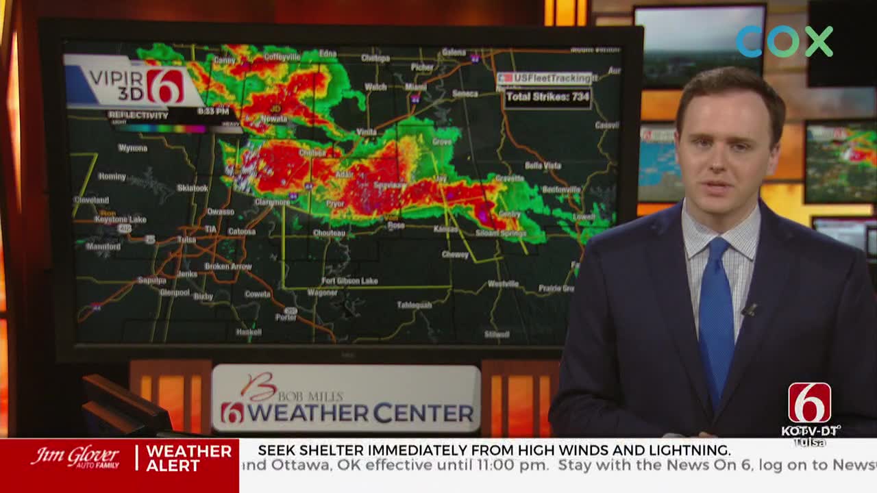 WATCH: Severe Weather Update With Stephen Nehrenz (8:33 p.m.)