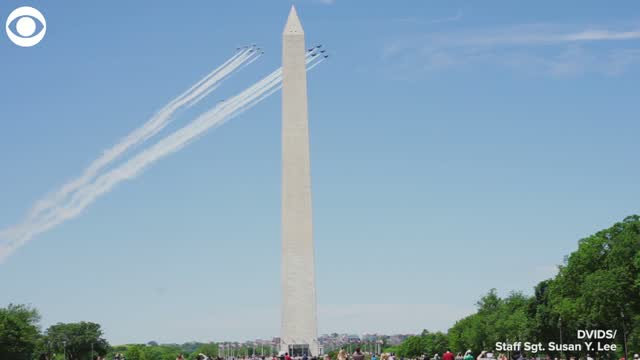 Thunderbirds And Blue Angels Over Washington D.C.