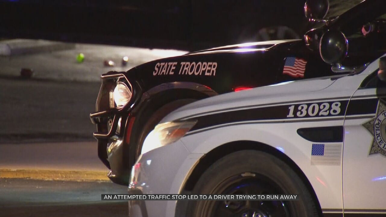 Tulsa Police: Driver Runs Onto I-244 During Traffic Stop
