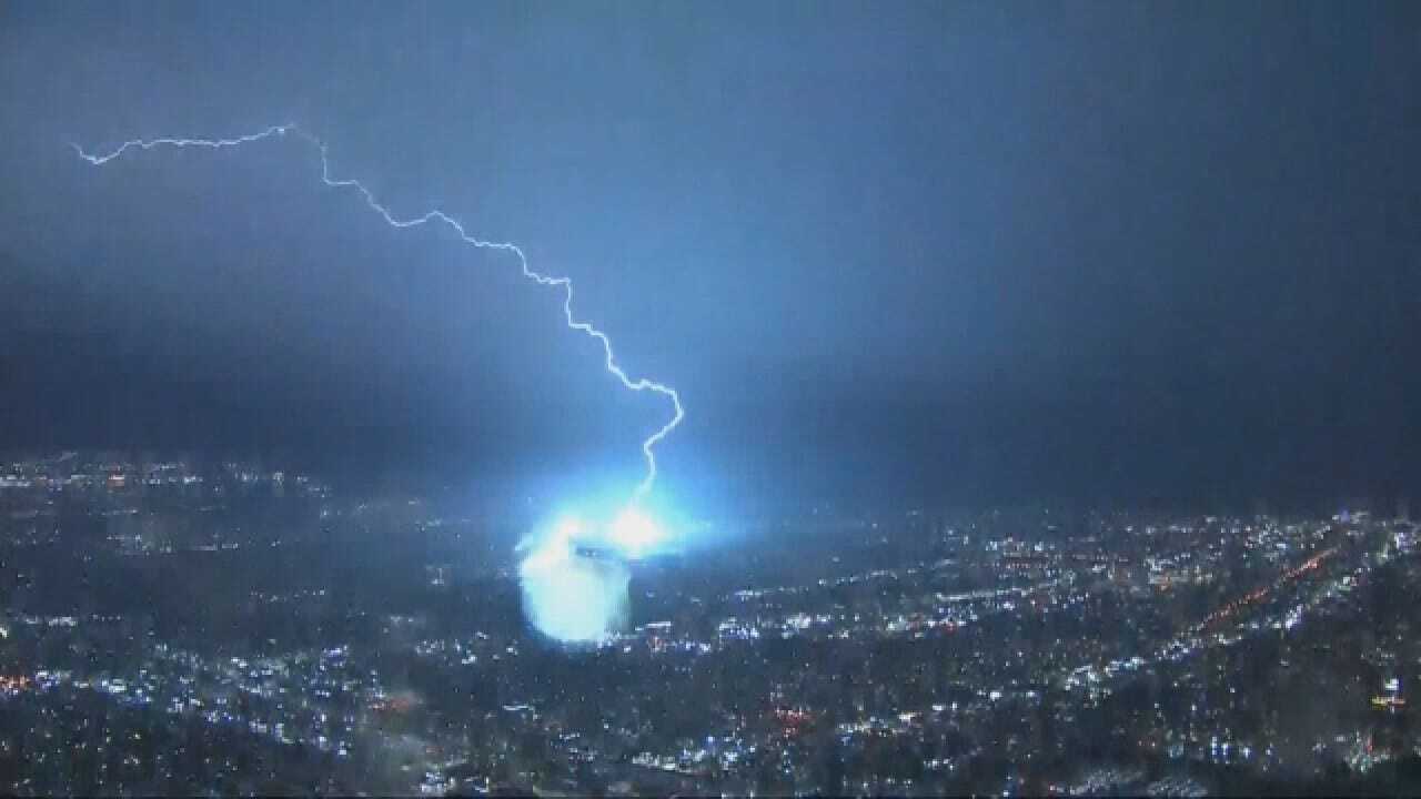 Lightning Strikes Caught on Camera