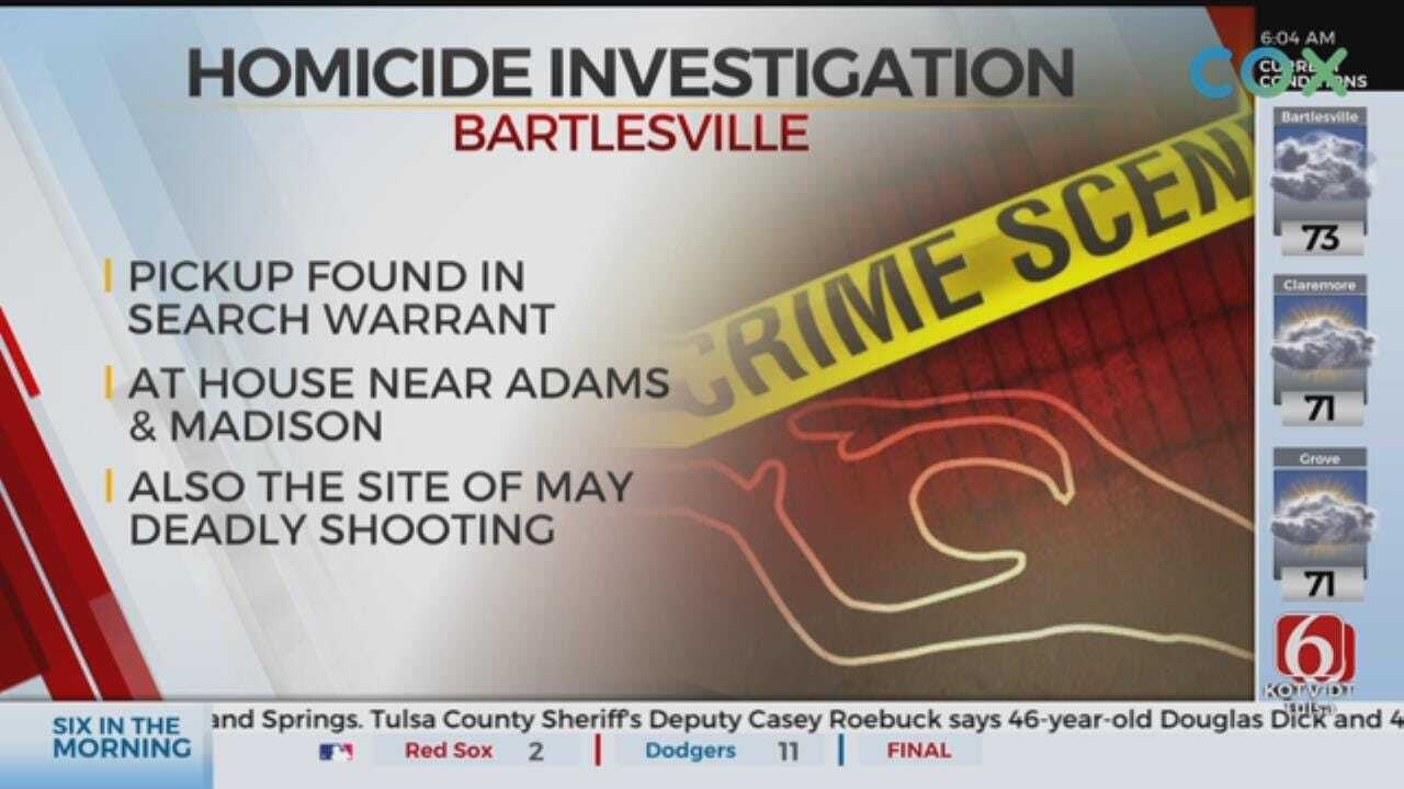 Search Continues For Suspects In Bartlesville Homicide