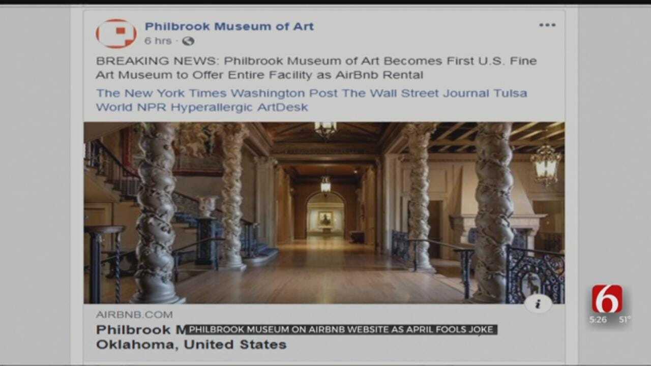 Tulsa's Philbrook Museum Now Available On Airbnb