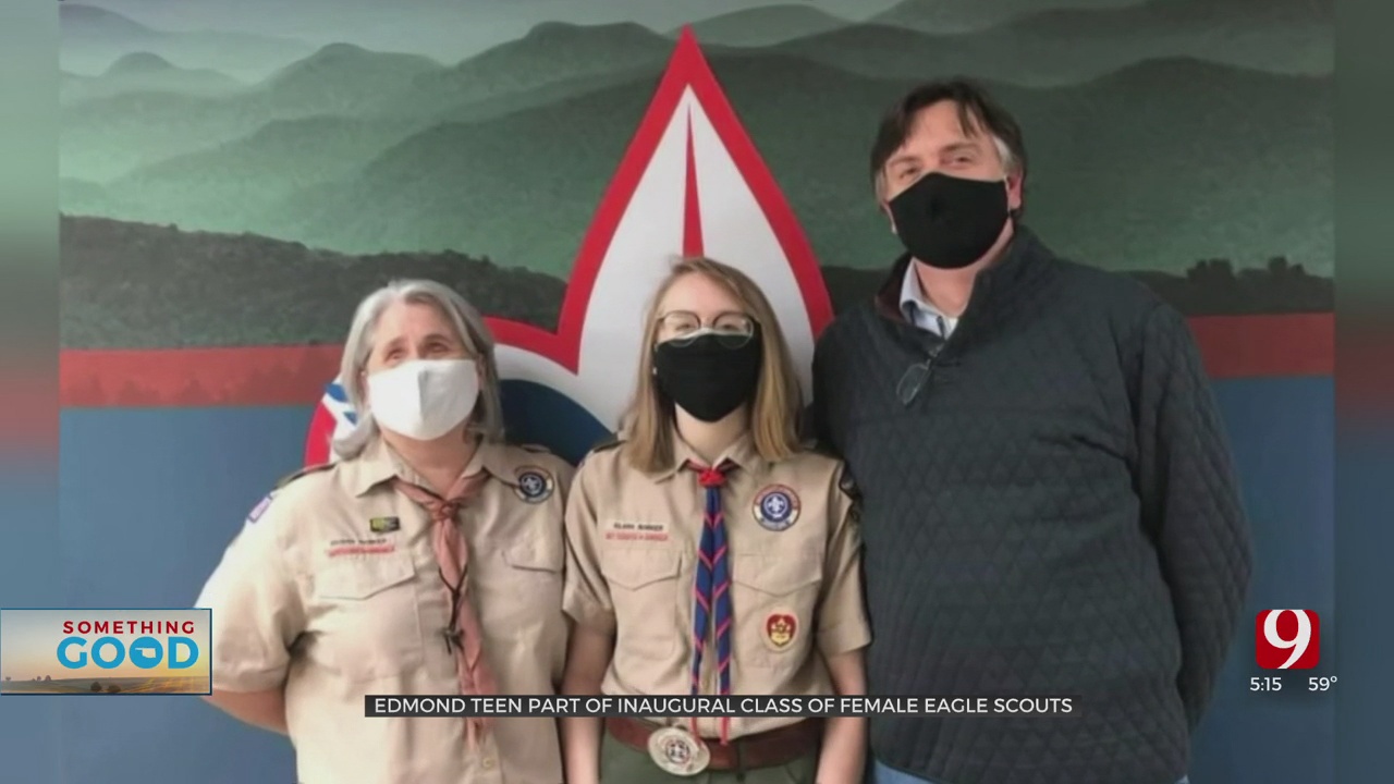 Something Good: Edmond Memorial Senior Part Of First Female Eagle Scout Class