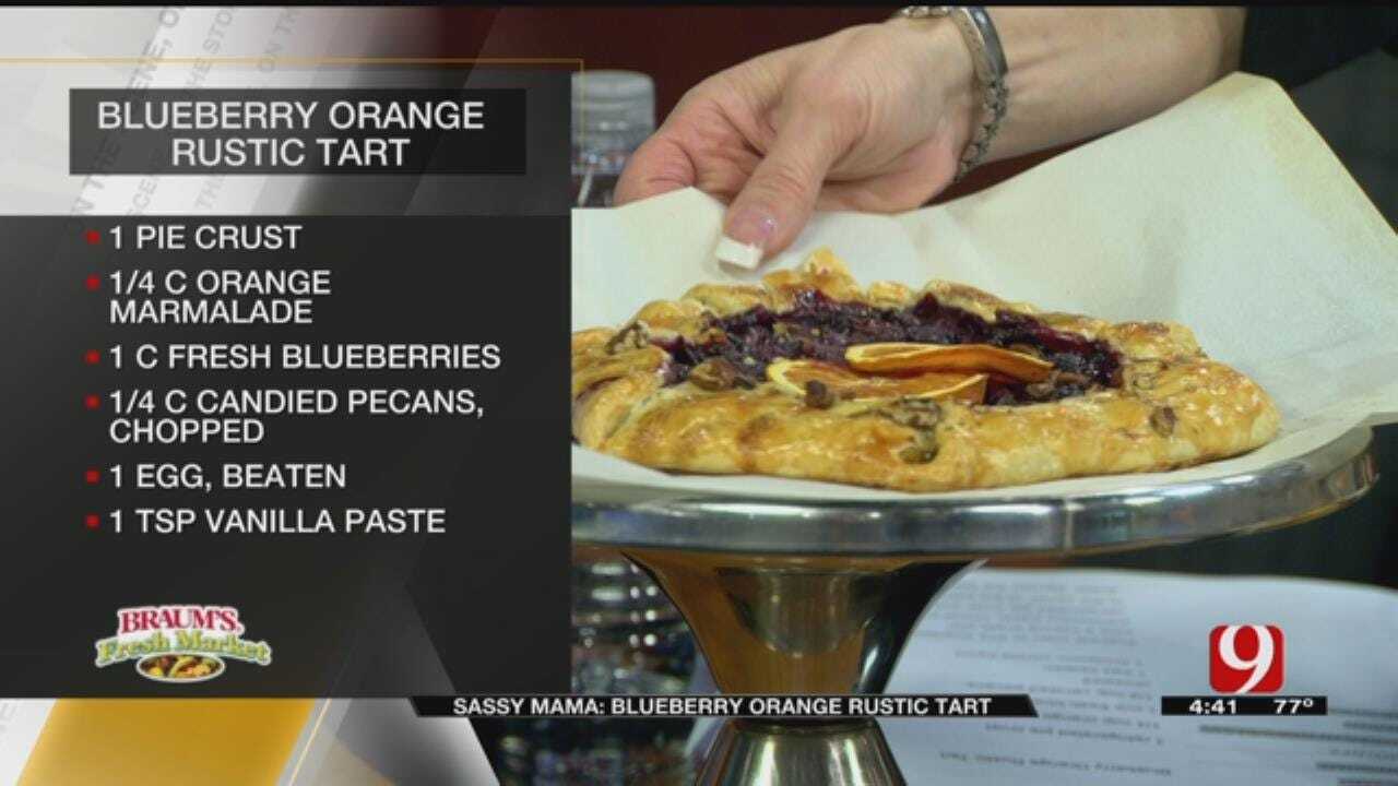 Blueberry Orange Rustic Tart
