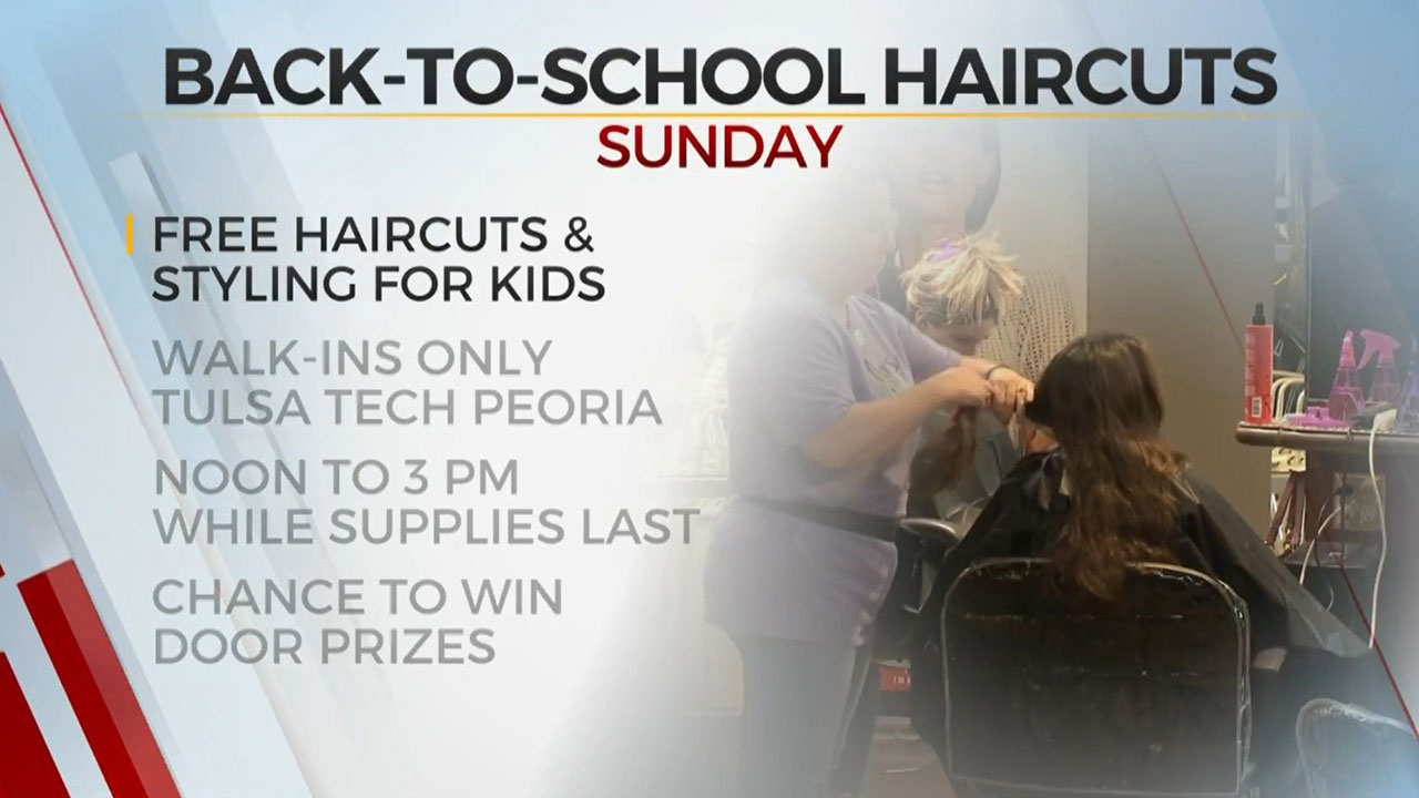 Tulsa Tech Peoria Campus Offering Free Haircuts For School Children