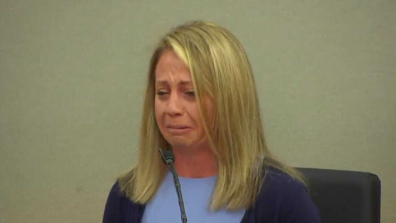 Former Cop Who Shot Neighbor Sobs At Her Murder Trial: 'I Was Scared He Was Going To Kill Me'