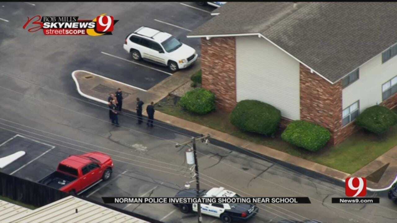 Police Investigating After 1 Shot Near School In Norman
