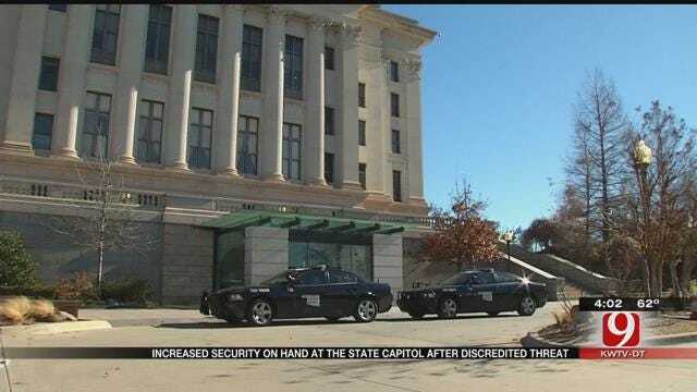 Authorities Beef Up Security At OK State Capitol Following Threat