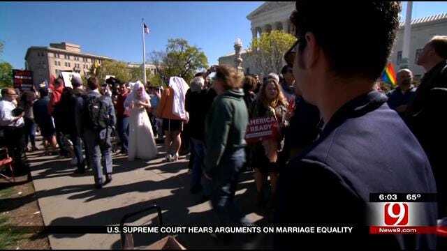 US Supreme Court Hears Arguments On Marriage Equality