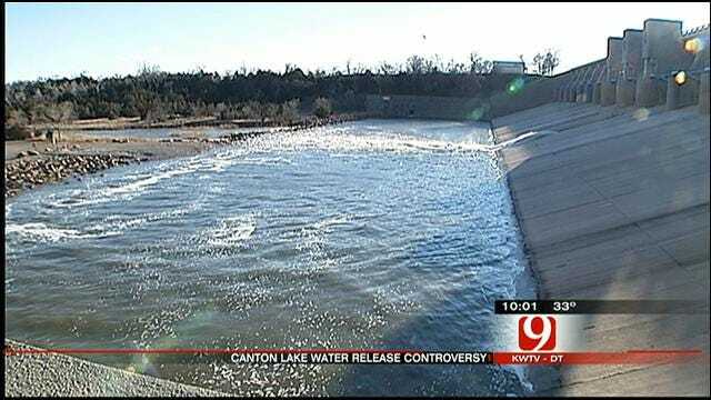 Canton Community Upset With Decision To Release Water To OKC