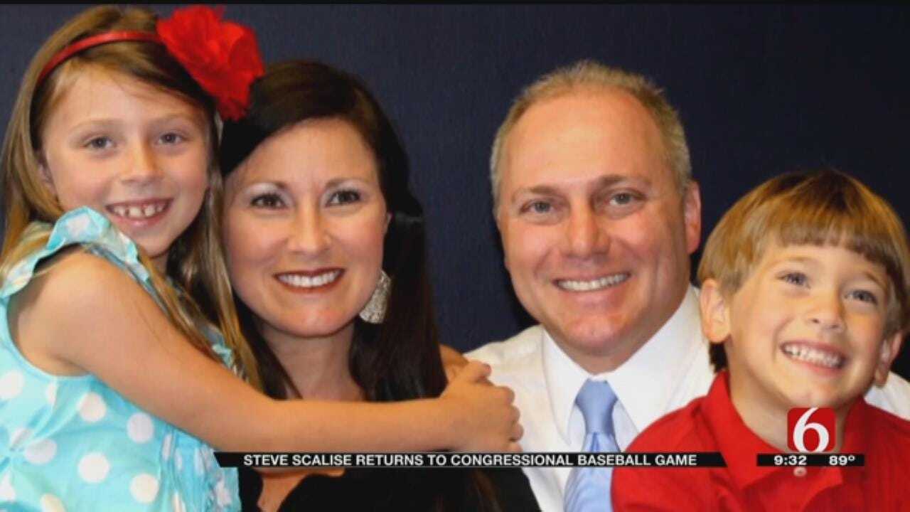 Steve Scalise Returns For Congressional Baseball Game A Year After Shooting