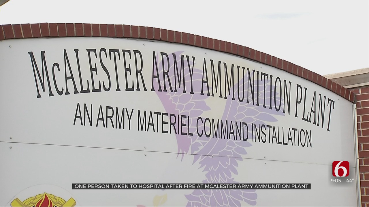 McAlester Army Ammunition Plant Catches Fire On Tuesday