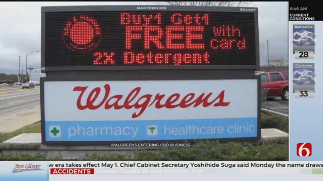 Walgreens To Begin Selling CBD Products In Some States