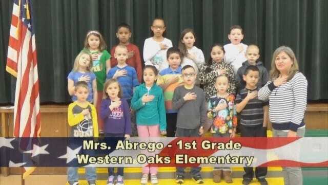 Mrs. Abrego's 1st Grade Class At Western Oaks Elementary