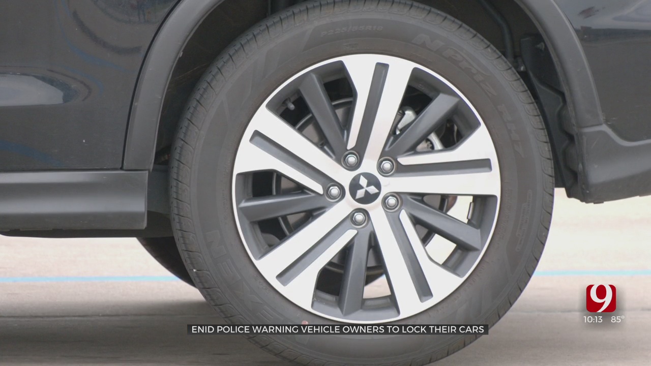 Enid Police Warn Public About Rise In Auto Burglaries 