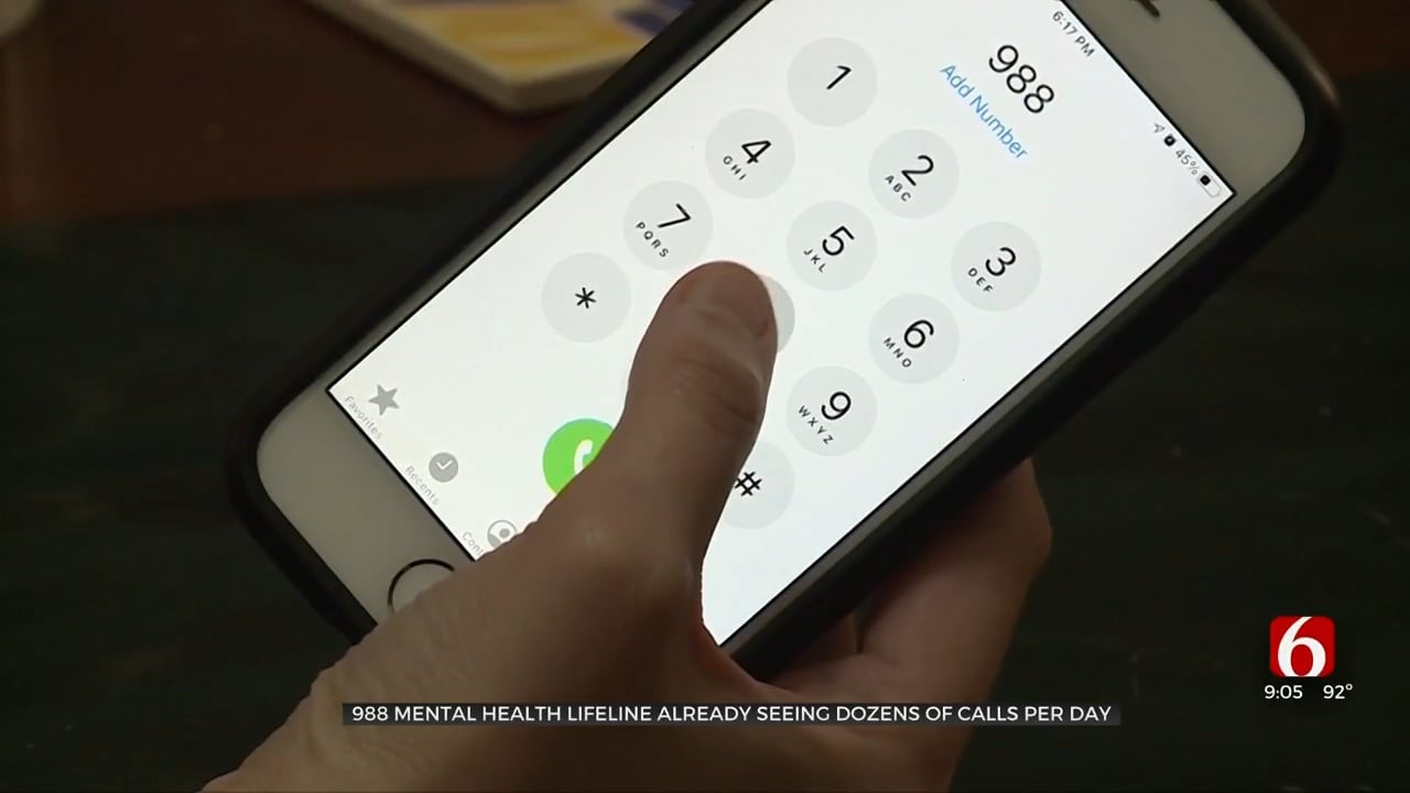 New 988 Mental Health Lifeline Receives Dozens Of Calls Per Day