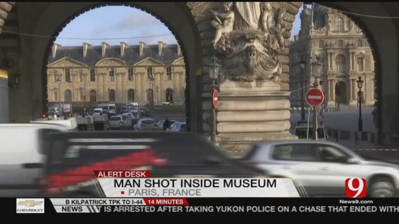 Soldier Shoots Armed Attacker At Louvre Museum In Paris