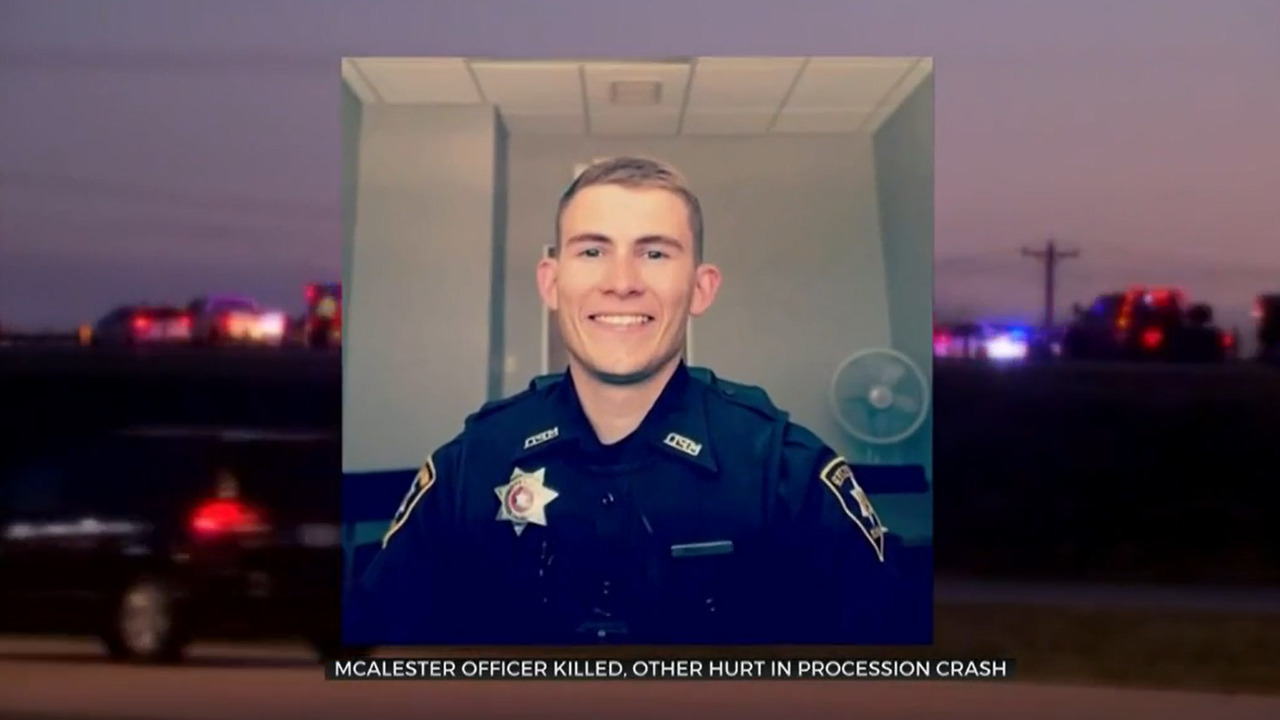 McAlester Officer Critically Injured During Funeral Procession; Family Thankful For Support