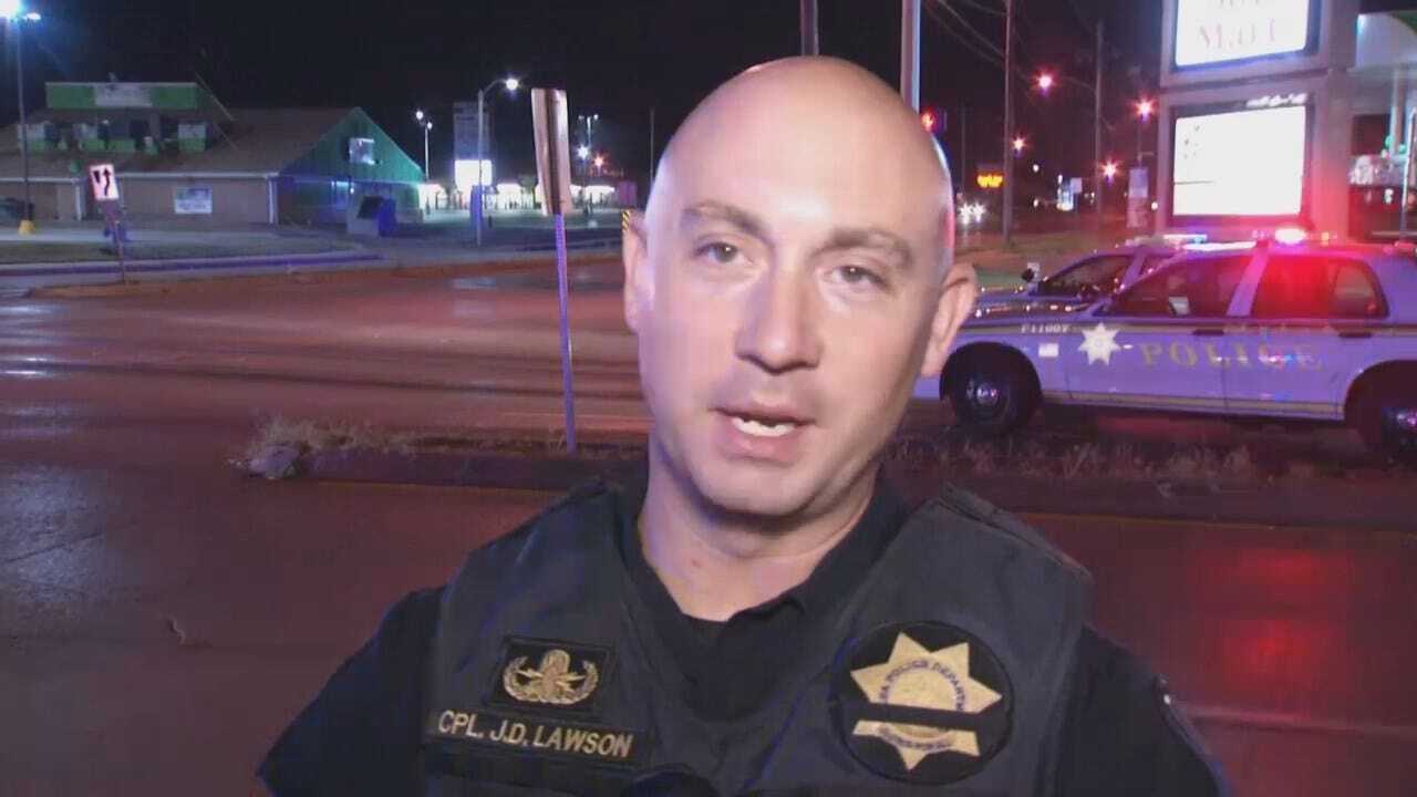 WEB EXTRA: Tulsa Police Cpl. J.D. Lawson Talks About Crash