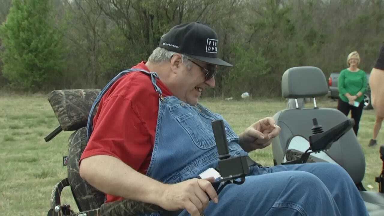 WEB EXTRA: Owasso Man Receives 'Gift Of Mobility' From Friends