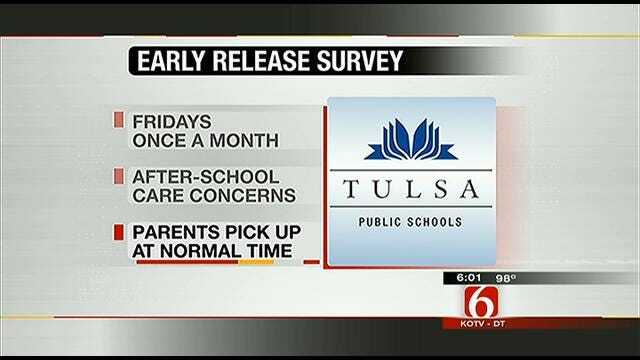 Survey Shows Tulsa Public Schools Parents, Teachers Favor 'Early Release'