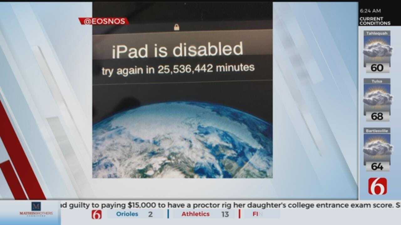 LOCKED OUT: Toddler Disables iPad For 25 Million Minutes