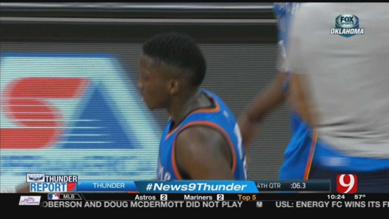 Oladipo's Clutch Jumper Lifts Thunder To Win Over T'Wolves