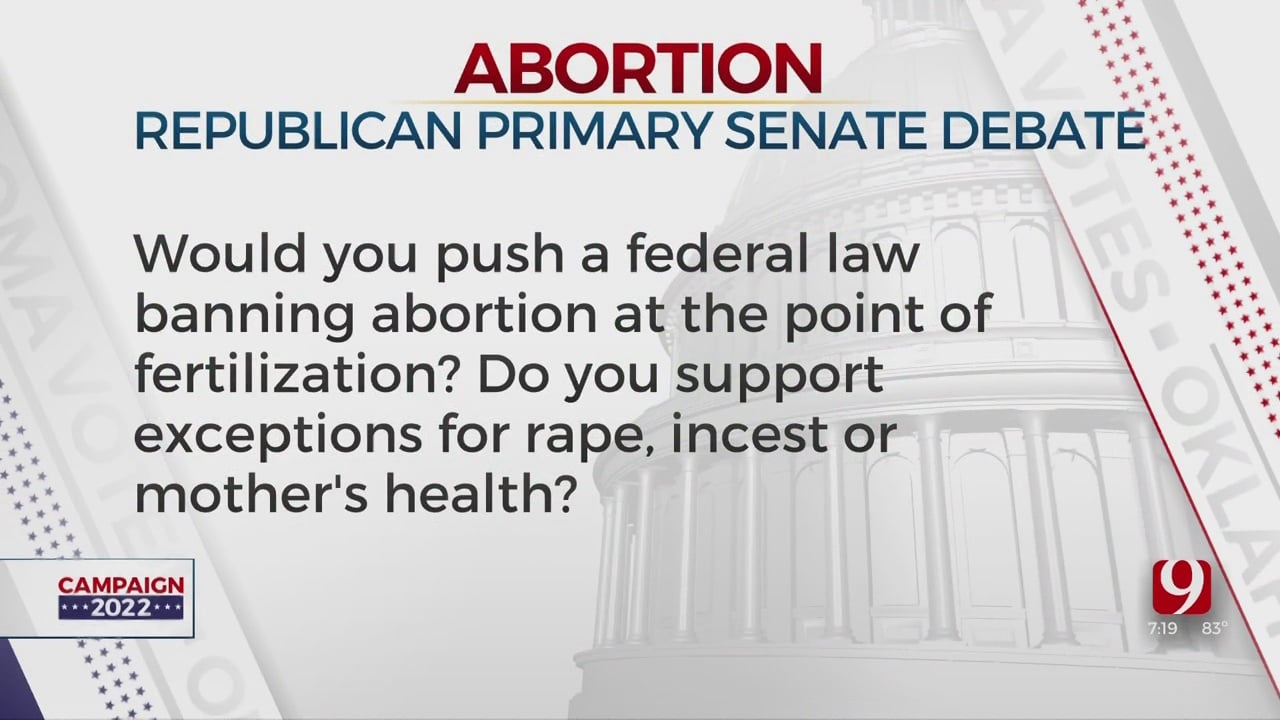 Oklahoma Senatorial Candidates Discuss Abortion Laws