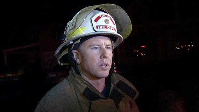 WEB EXTRA: Tulsa Fire District Chief Jeremy Moore Talks About House Fire