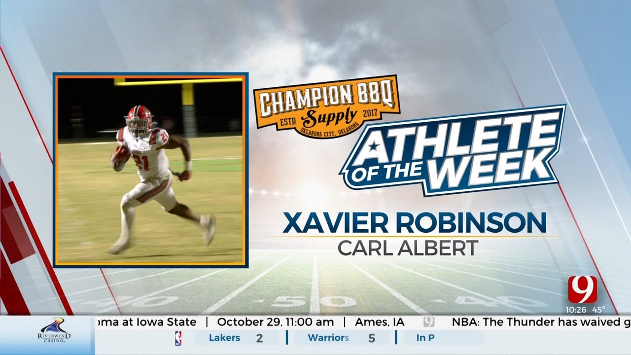 Athlete Of The Week: Xavier Robinson