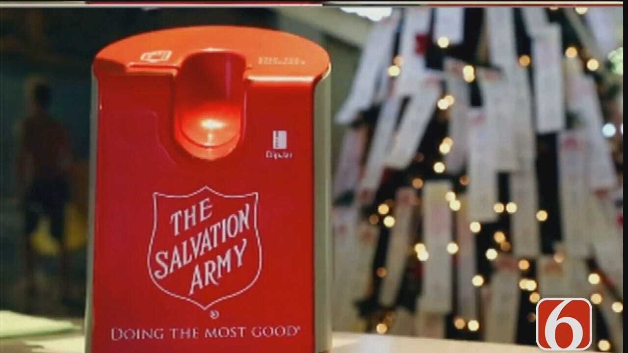 Tess Maune: Donate To Salvation Army Red Kettles Using Card Readers