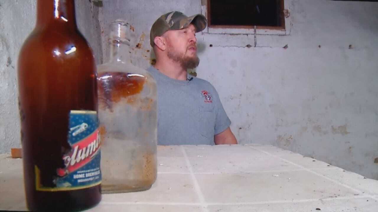 Remodeler Discovers Beer Bottles A Century Ago