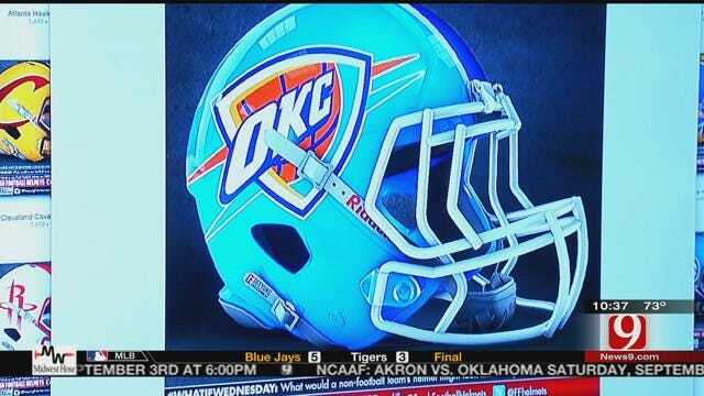 Local Graphic Designer Shows Off Awesome Football Helmets