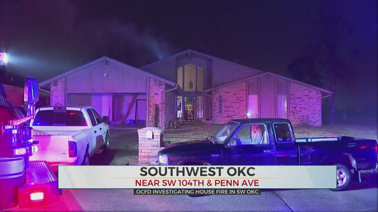 Overnight SW OKC House Fire Causes Around $10,000 In Damage 