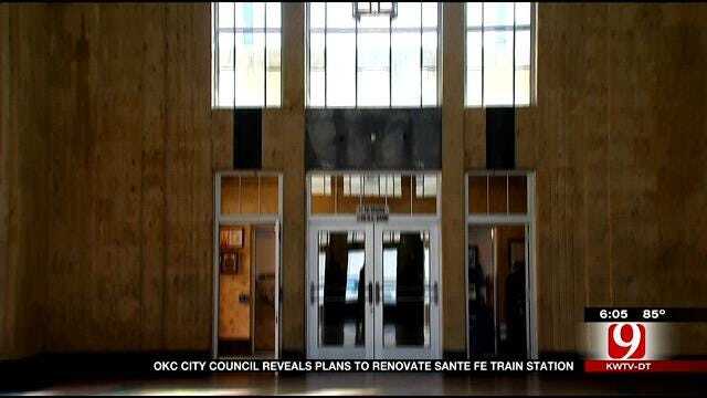 OKC City Council Reveals Renovation Plans For Santa Fe Station