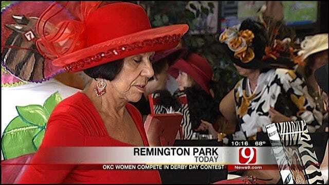 OKC Women Show Off Luxurious Hats At Derby Day Competition